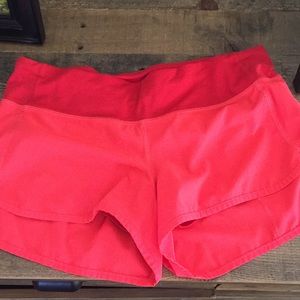 Lululemon speed shorts